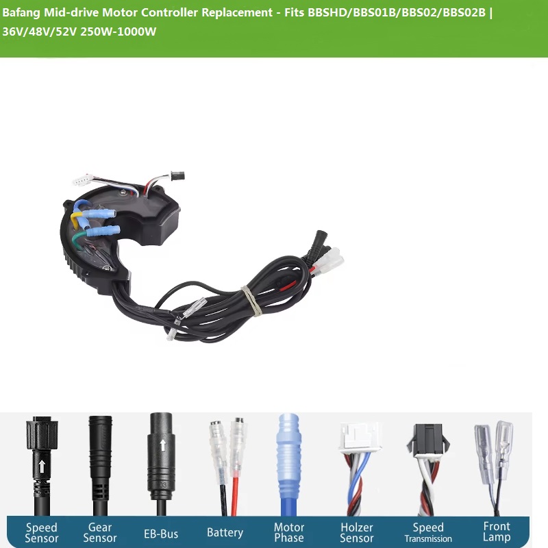 Mid Drive Motor Kit 52V 1000W - Контроллер для среднеприводного двигателя Bafang -