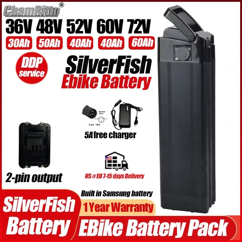 36v48v52v 60v 72v Bafang 1000w – обзор и цена Electric Bicycle Battery 72V 30Ah