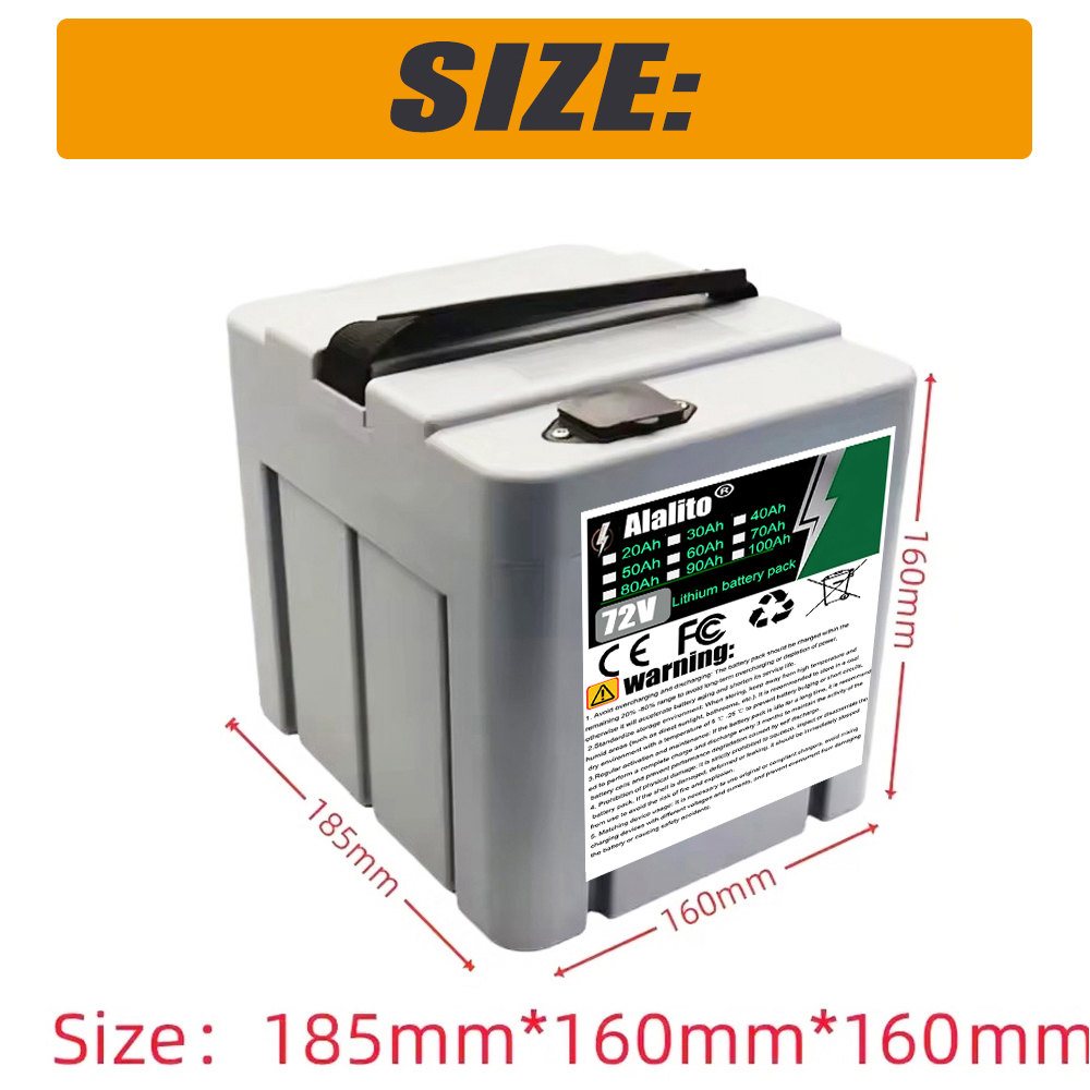 Литиевая батарея 72В для мотор – обзор и цена Electric Bicycle Battery 72V 30Ah