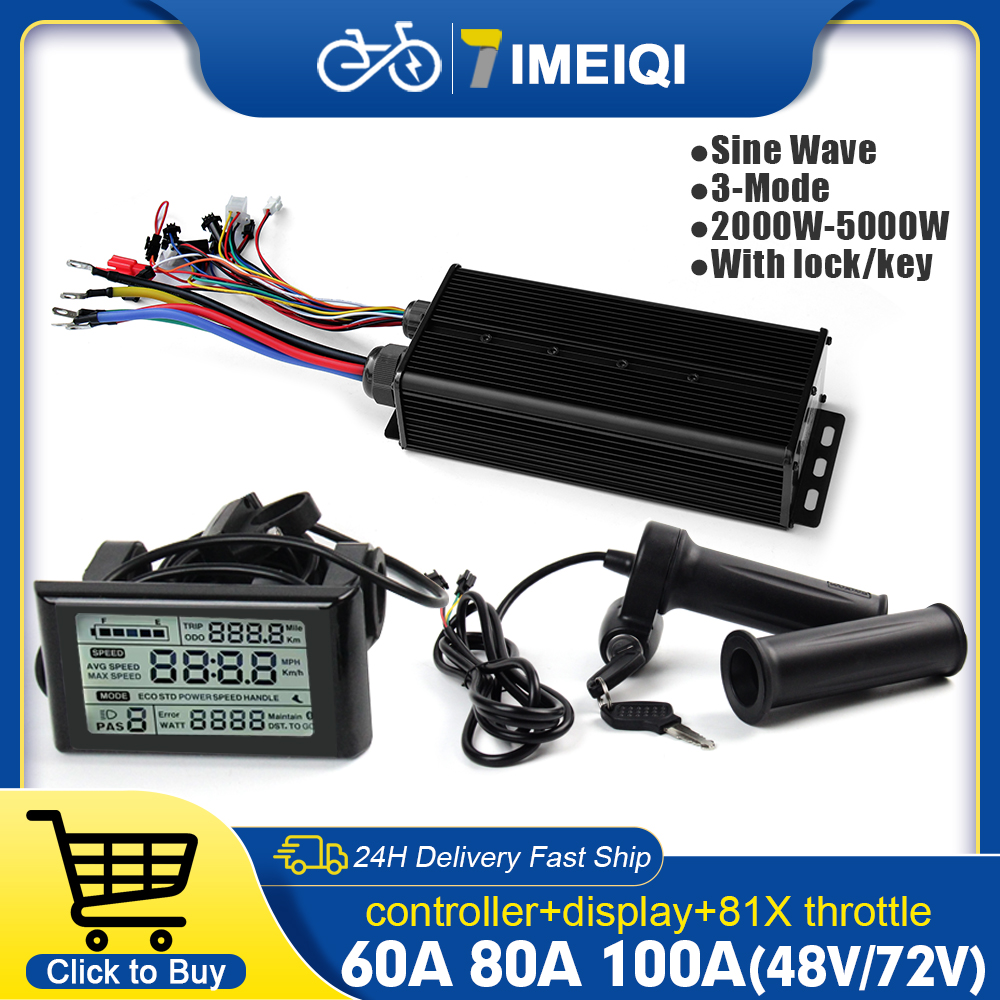 2000 Вт-5000 Вт 48 В-72 В 3-ре – обзор и цена Sine Wave Controller 48V 72V 80A