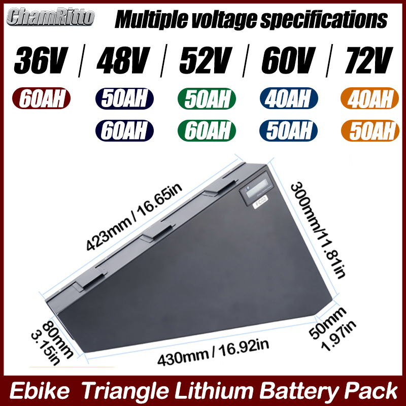 Электровелосипед 60В/72В 3000В – обзор и цена Electric Bicycle Battery 72V 30Ah